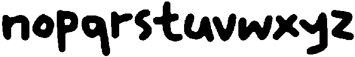 CSBarnabyDrawn-Regular otf (400) Font LOWERCASE