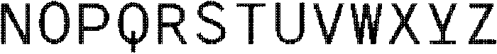 CSBarneyMonoDisco-Regular otf (400) Font UPPERCASE