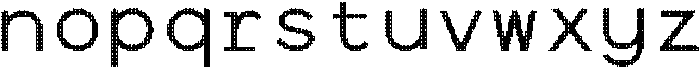 CSBarneyMonoDisco-Regular otf (400) Font LOWERCASE