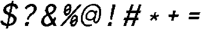 CSBarneyMonoPixel-Regular otf (400) Font OTHER CHARS