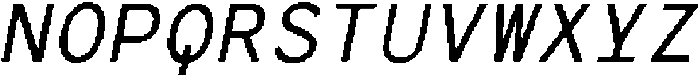 CSBarneyMonoPixel-Regular otf (400) Font UPPERCASE