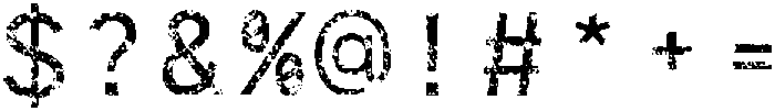 CSBarneyMonoStamp-Regular otf (400) Font OTHER CHARS