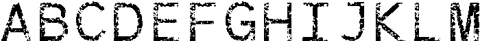 CSBarneyMonoStamp-Regular otf (400) Font UPPERCASE