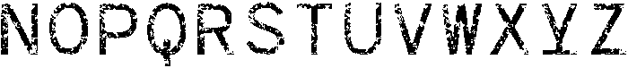 CSBarneyMonoStamp-Regular otf (400) Font UPPERCASE