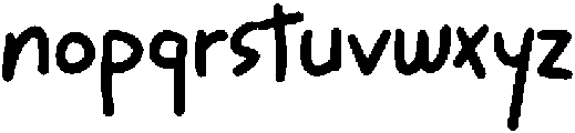 CSBastropDrawn-Regular otf (400) Font LOWERCASE