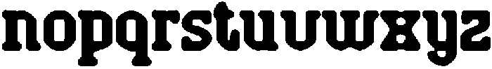 CSBedfordDrawn-Regular otf (400) Font LOWERCASE