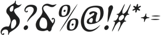 CSBergamotDrawn-Italic otf (400) Font OTHER CHARS