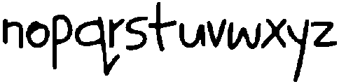 CSBimboDrawn-Regular otf (400) Font LOWERCASE