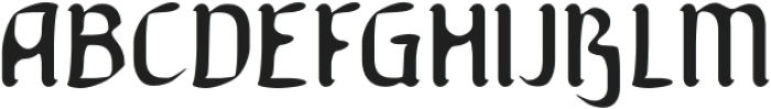 CSBlackedDrawn-Regular otf (900) Font UPPERCASE