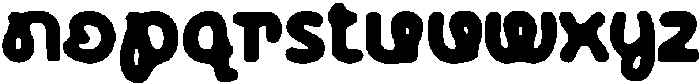 CSBlinkyDrawn-Regular otf (400) Font LOWERCASE