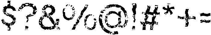 CSBohemianStamp-Regular otf (400) Font OTHER CHARS