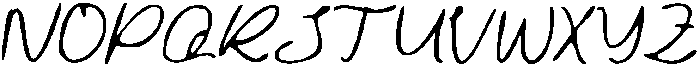 CSBonjourDrawn-Regular otf (400) Font UPPERCASE