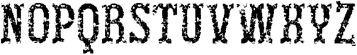 CSBourneStamp-Regular otf (400) Font UPPERCASE