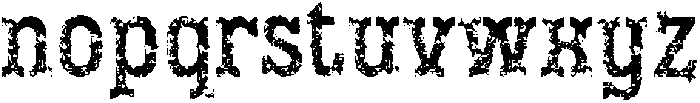 CSBourneStamp-Regular otf (400) Font LOWERCASE