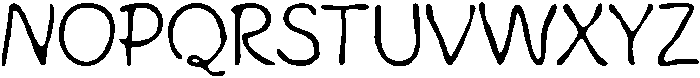 CSBowieDrawn-Regular otf (400) Font UPPERCASE