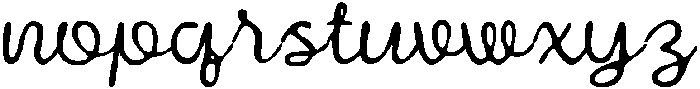 CSBowieDrawn-Regular otf (400) Font LOWERCASE