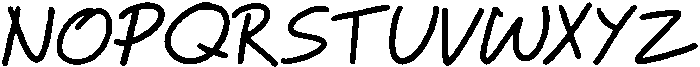 CSBreezyDrawn-Regular otf (400) Font UPPERCASE