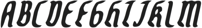 CSBrineDrawn-Italic otf (400) Font UPPERCASE