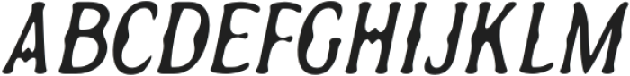 CSBrizoDrawn-Italic otf (400) Font UPPERCASE