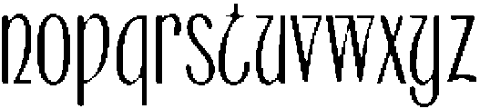 CSBurkeDrawn-Regular otf (400) Font LOWERCASE