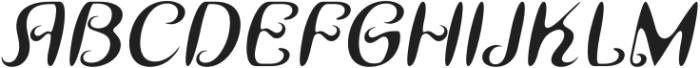 CSCeliaDrawn-Italic otf (400) Font UPPERCASE