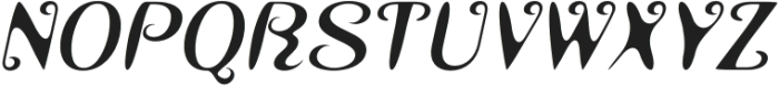 CSCeliaDrawn-Italic otf (400) Font UPPERCASE