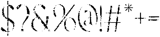 CSCenturyStamp-Regular otf (400) Font OTHER CHARS