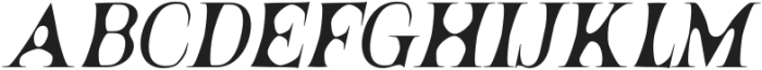 CSCharlesDrawn-Italic otf (400) Font UPPERCASE