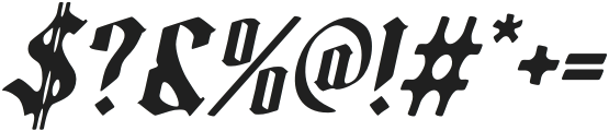 CSClaesDrawn-Italic otf (400) Font OTHER CHARS