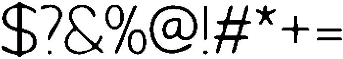 CSClinganDrawn-Regular otf (400) Font OTHER CHARS