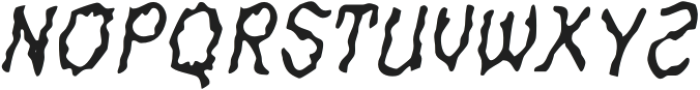 CSCrimeDrawn-Italic otf (400) Font LOWERCASE