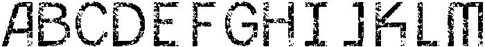 CSDaineMonoStamp-Regular otf (400) Font UPPERCASE