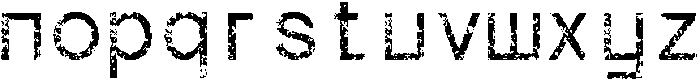 CSDaineMonoStamp-Regular otf (400) Font LOWERCASE
