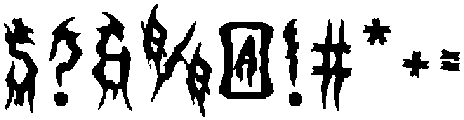 CSDamageDrawn-Regular otf (400) Font OTHER CHARS
