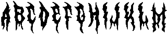 CSDamageDrawn-Regular otf (400) Font UPPERCASE