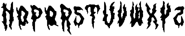 CSDamageDrawn-Regular otf (400) Font LOWERCASE