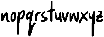 CSDamitaDrawn-Regular otf (400) Font LOWERCASE