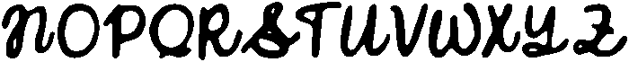 CSDanicaDrawn-Regular otf (400) Font UPPERCASE
