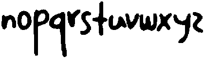 CSDarleneDrawn-Regular otf (400) Font LOWERCASE