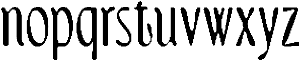 CSDelaneyDrawn-Regular otf (400) Font LOWERCASE