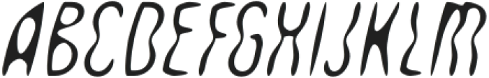 CSDeviousDrawn-Italic otf (400) Font UPPERCASE