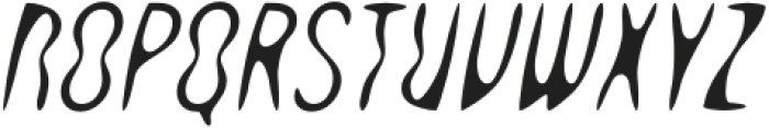 CSDeviousDrawn-Italic otf (400) Font UPPERCASE