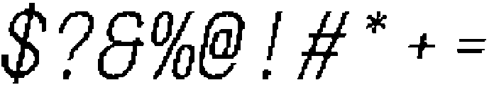 CSDiegoMonoPixel-Regular otf (400) Font OTHER CHARS