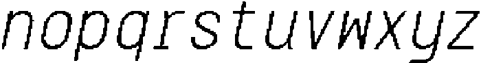 CSDiegoMonoPixel-Regular otf (400) Font LOWERCASE