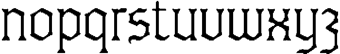 CSDrusillaDrawn-Regular otf (400) Font LOWERCASE
