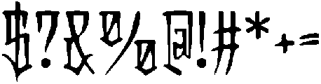 CSEmperorDrawn-Regular otf (400) Font OTHER CHARS