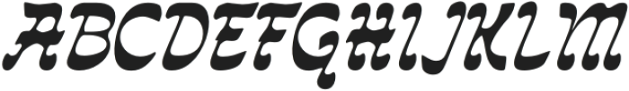 CSFlareDrawn-Italic otf (400) Font UPPERCASE