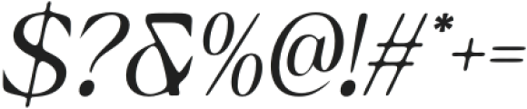 CSFloraDrawn-Italic otf (400) Font OTHER CHARS