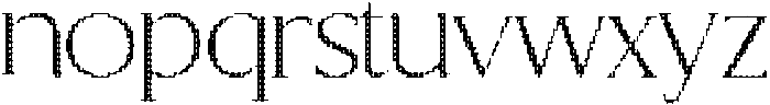 CSFlorensDisco-Regular otf (400) Font LOWERCASE