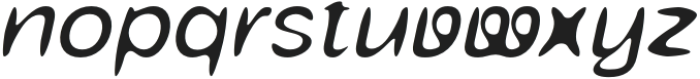 CSForestDrawn-Italic otf (400) Font LOWERCASE